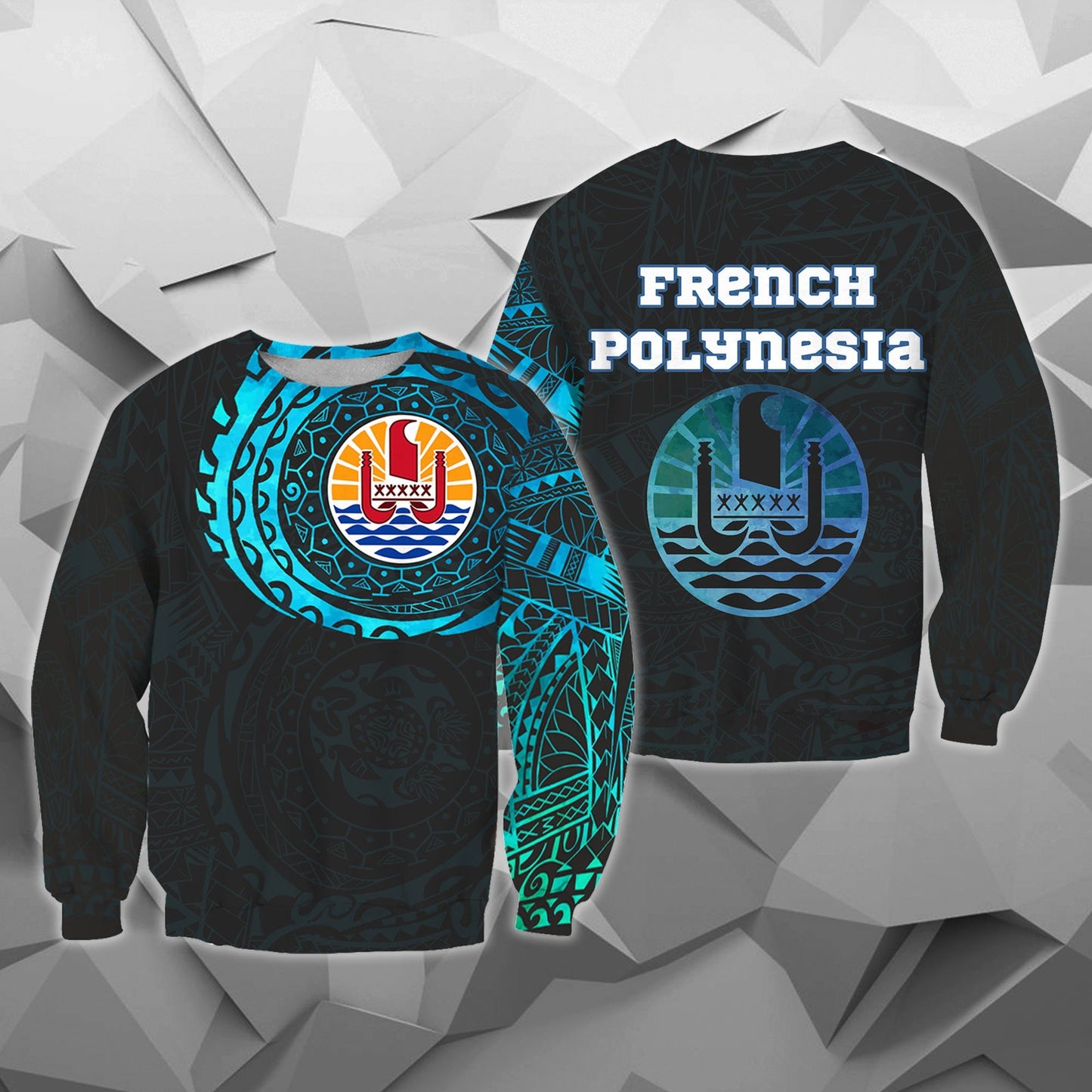 French Polynesia In My Heart Polynesian Hoodie Special Version A-Apparel-Khanh Arts-Sweat Shirt-S-Vibe Cosy™