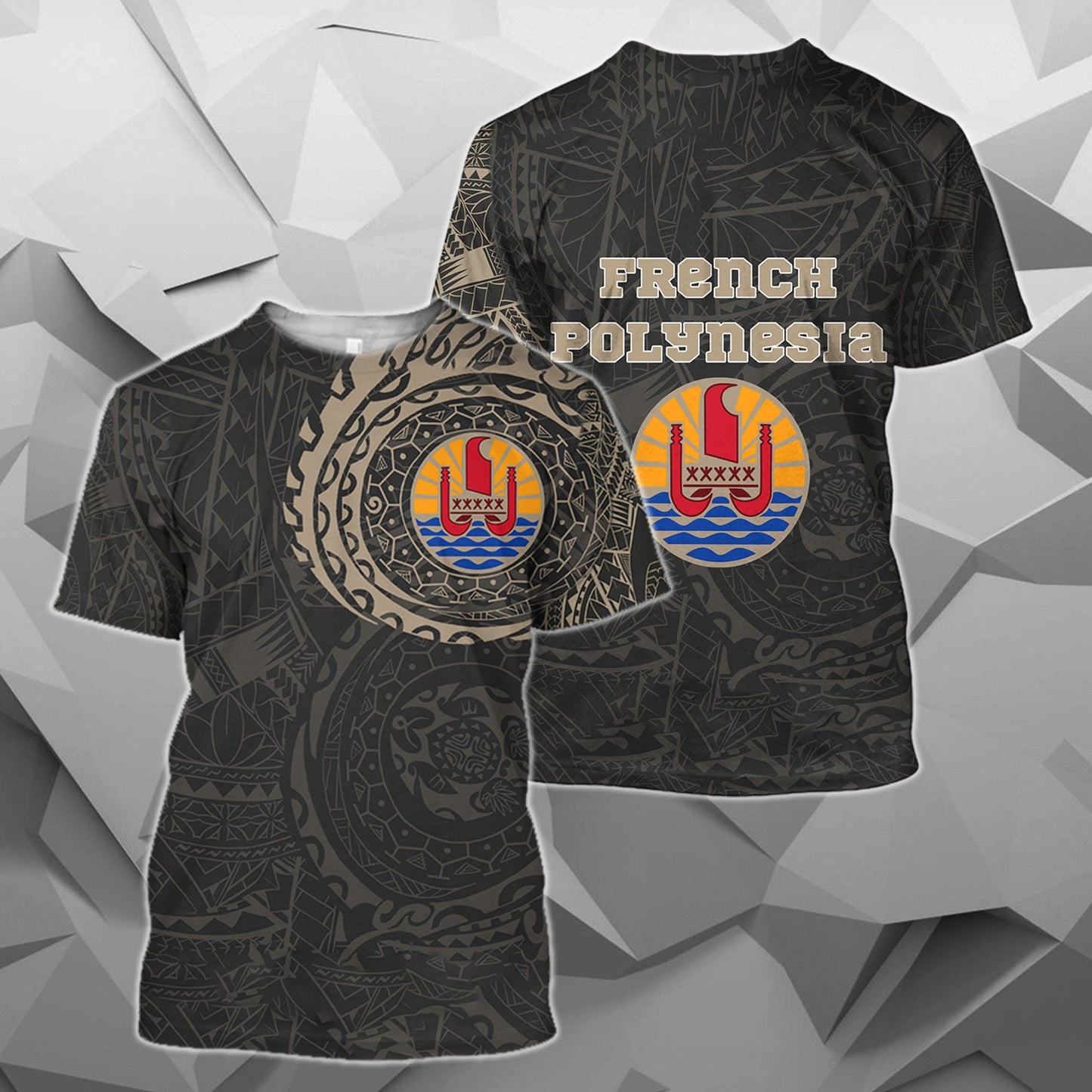 French Polynesia In My Heart Polynesian Hoodie A7-Apparel-Khanh Arts-T-Shirt-S-Vibe Cosy™