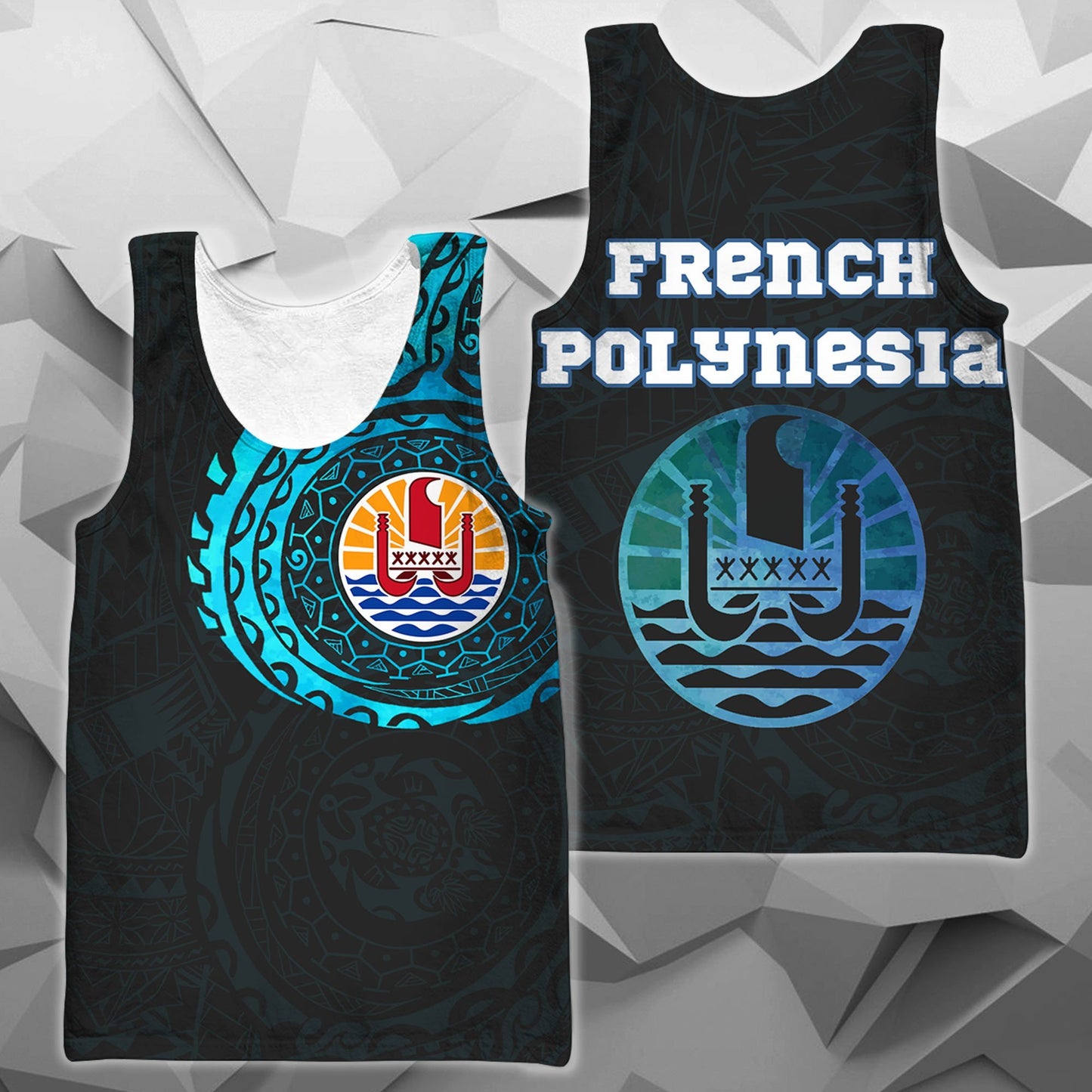 French Polynesia In My Heart Polynesian Hoodie Special Version A-Apparel-Khanh Arts-Tank Top-S-Vibe Cosy™