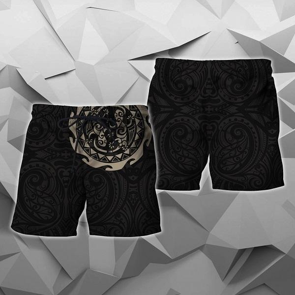 Maori Tangaroa Tattoo New Zealand All Over Hoodie - Golden HC-Apparel-Huyencass-Shorts-S-Vibe Cosy™