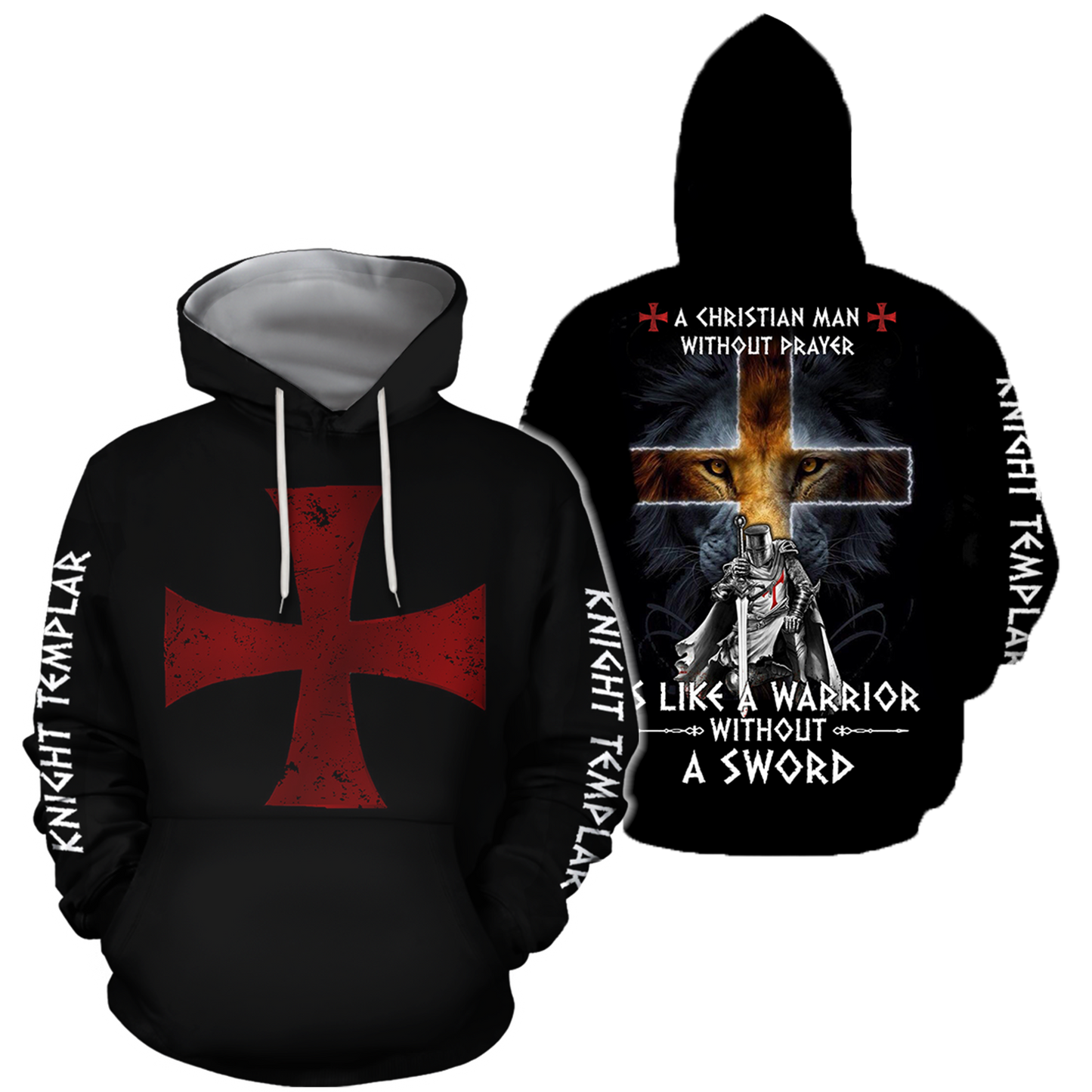 3D All Over Printed A Christian Man Shirts-Apparel-HP Arts-Hoodie-S-Vibe Cosy™