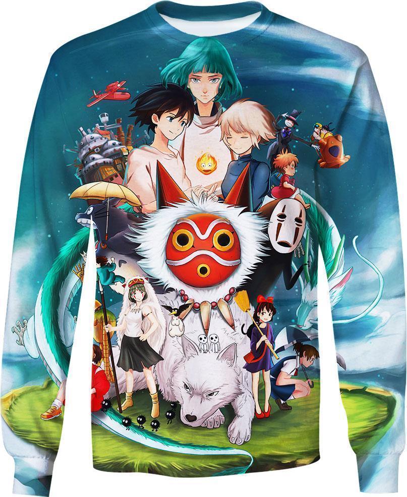 The Blue Sky NK-ghibli-NNK-Sweatshirt-S-Vibe Cosy™