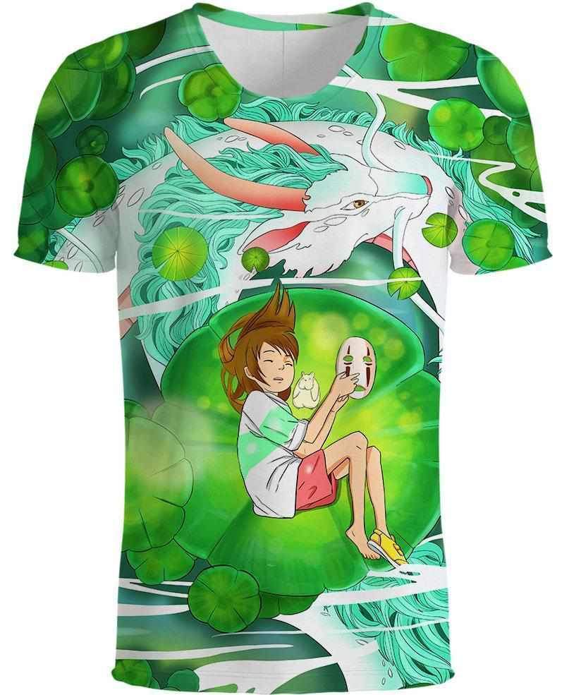 A Quiet Sleep-ghibli-RoosterArt-T-Shirt-S-Vibe Cosy™