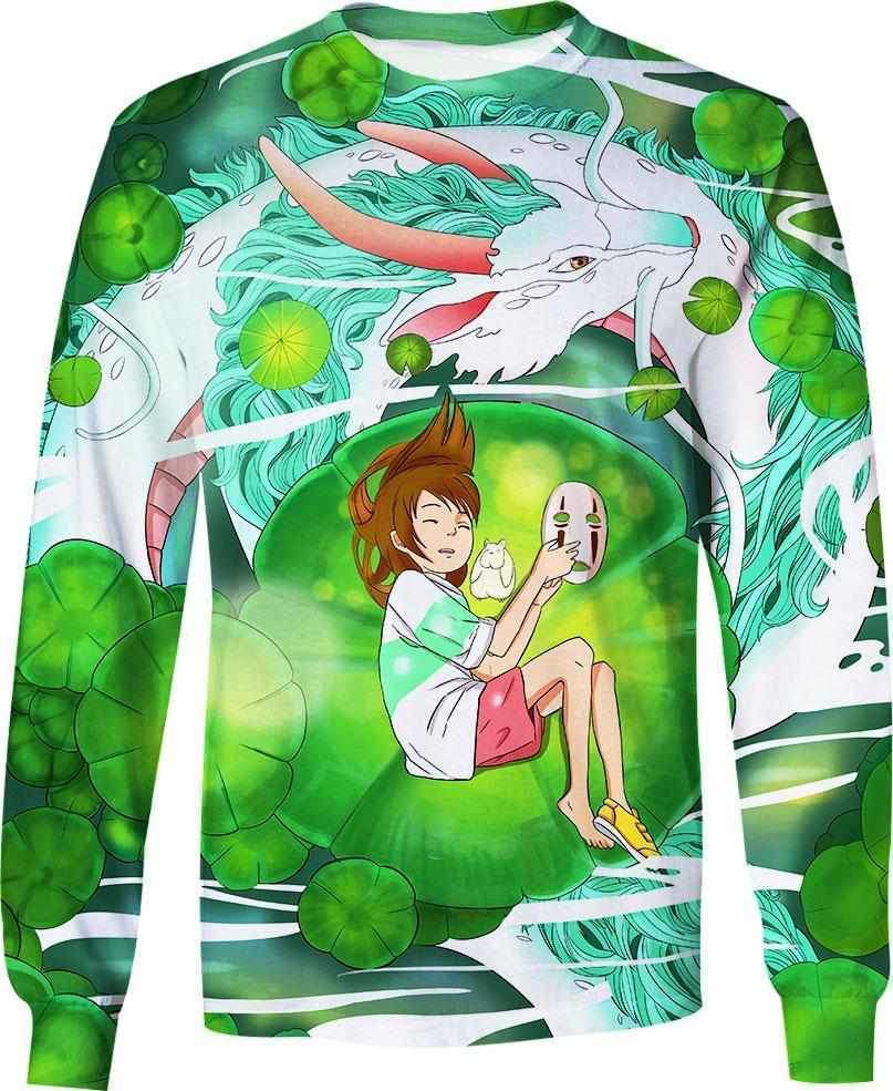 A Quiet Sleep-ghibli-RoosterArt-Sweatshirt-S-Vibe Cosy™