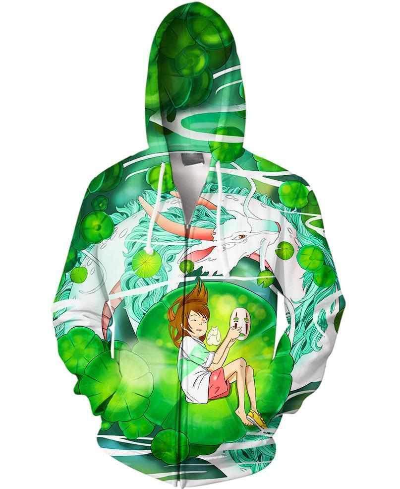 A Quiet Sleep-ghibli-RoosterArt-Zip-S-Vibe Cosy™