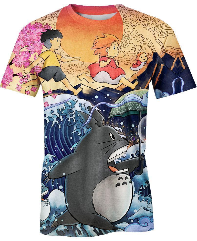 Miraculous Footstep-ghibli-VIO STORE-T-Shirt-S-Vibe Cosy™