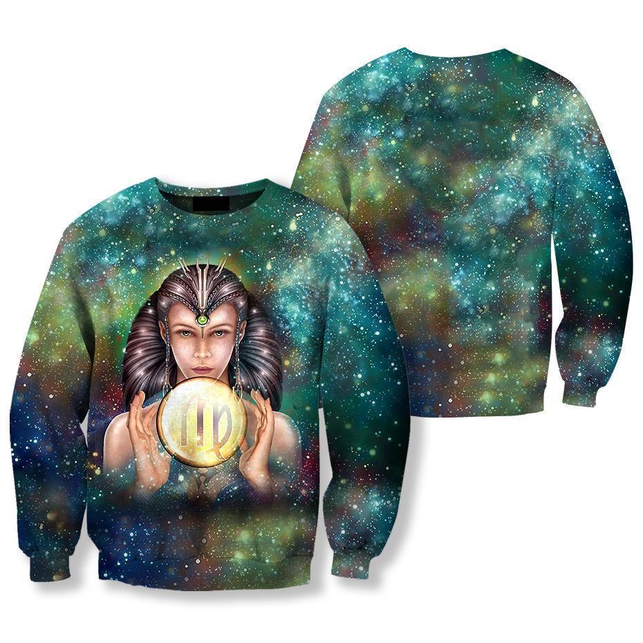 All Over Printed Virgo Hoodie-Apparel-NTH-Sweatshirt-S-Vibe Cosy™