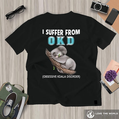 AUSTRALIA OKD T-SHIRT K5-T-SHIRTS-HP Arts-Gildan Womens T-Shirt-Black-S-Vibe Cosy™