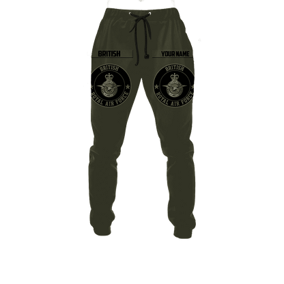 Custom Name XT British Royal Air Force 3D Printed Shirts DA16042104