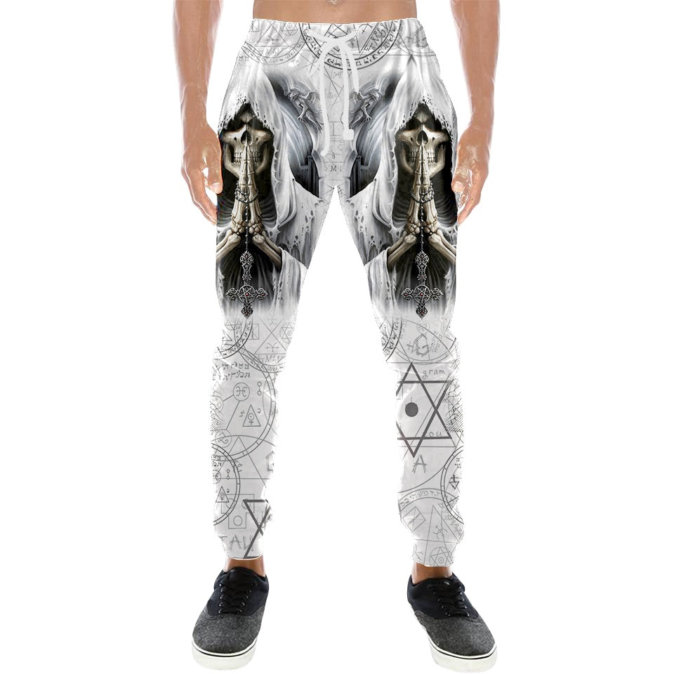 God Of Death Skull 3D All Over Printed Combo Hoodie + Sweatpant