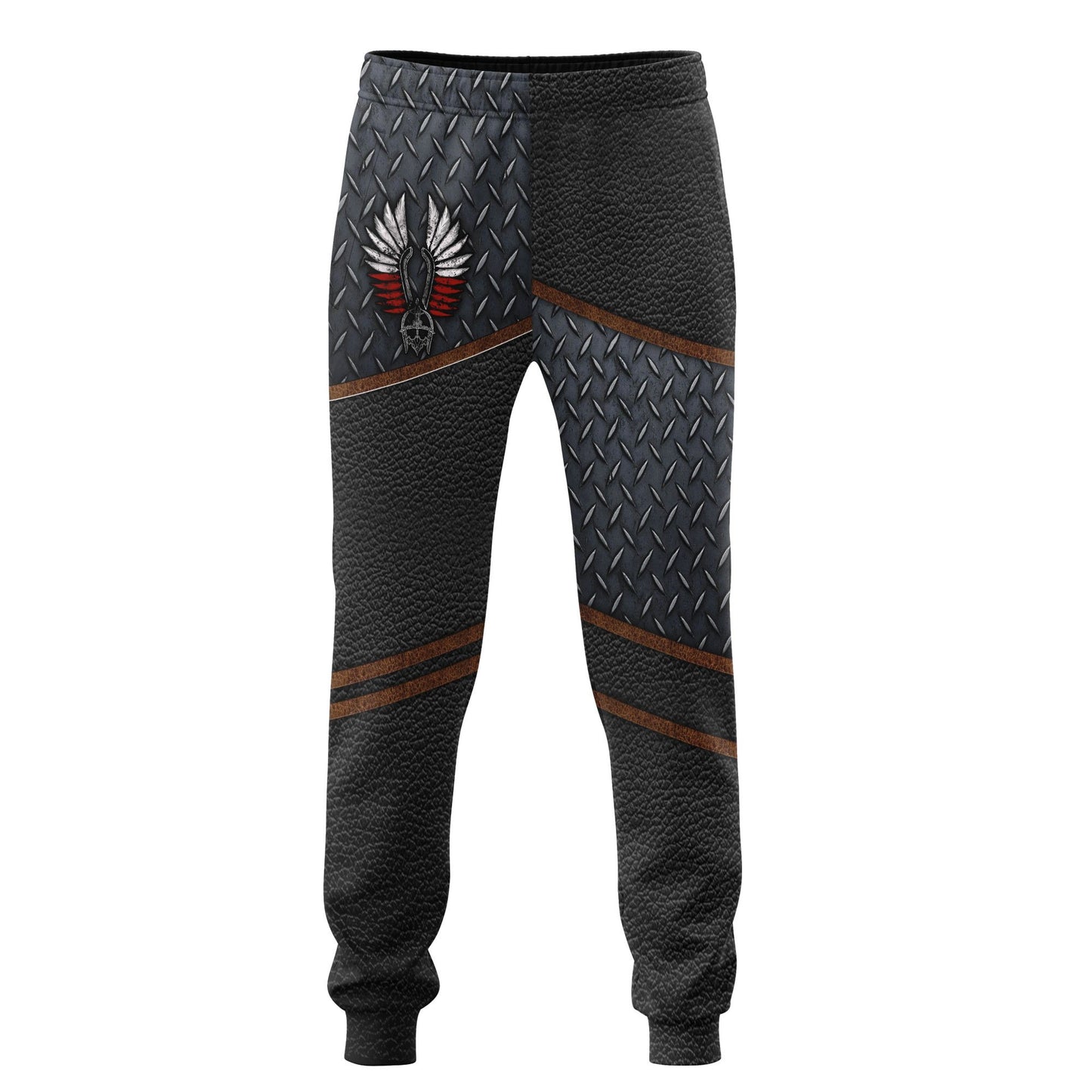 Premium Winged Hussars Metal Pattern Custom name Combo Zip Cloak Sweatpant For Winter