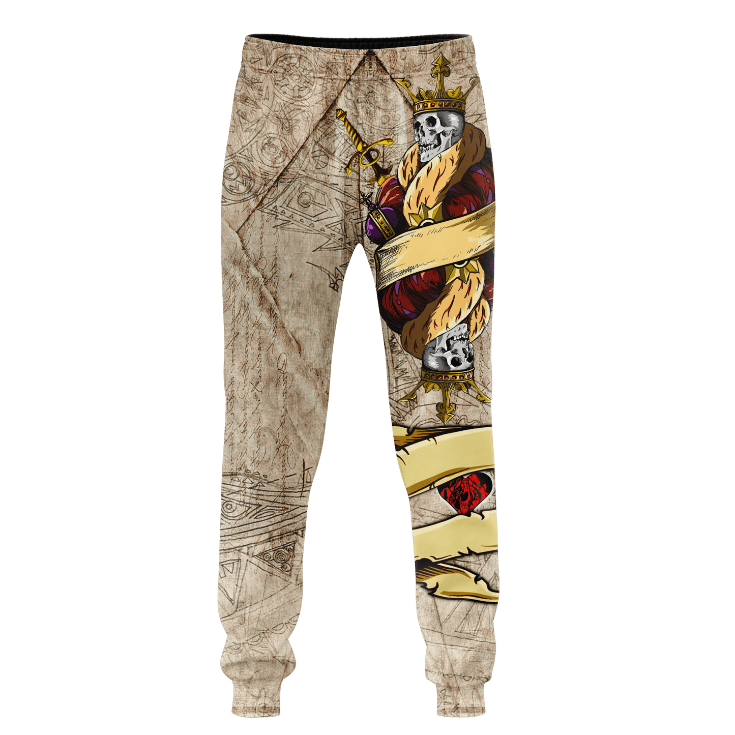 Customize Name Skull 3D All Over Printed Combo Sweater + Sweatpant