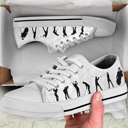 GOLF LOVERS WHITE LOW TOP SHOES SN13052105