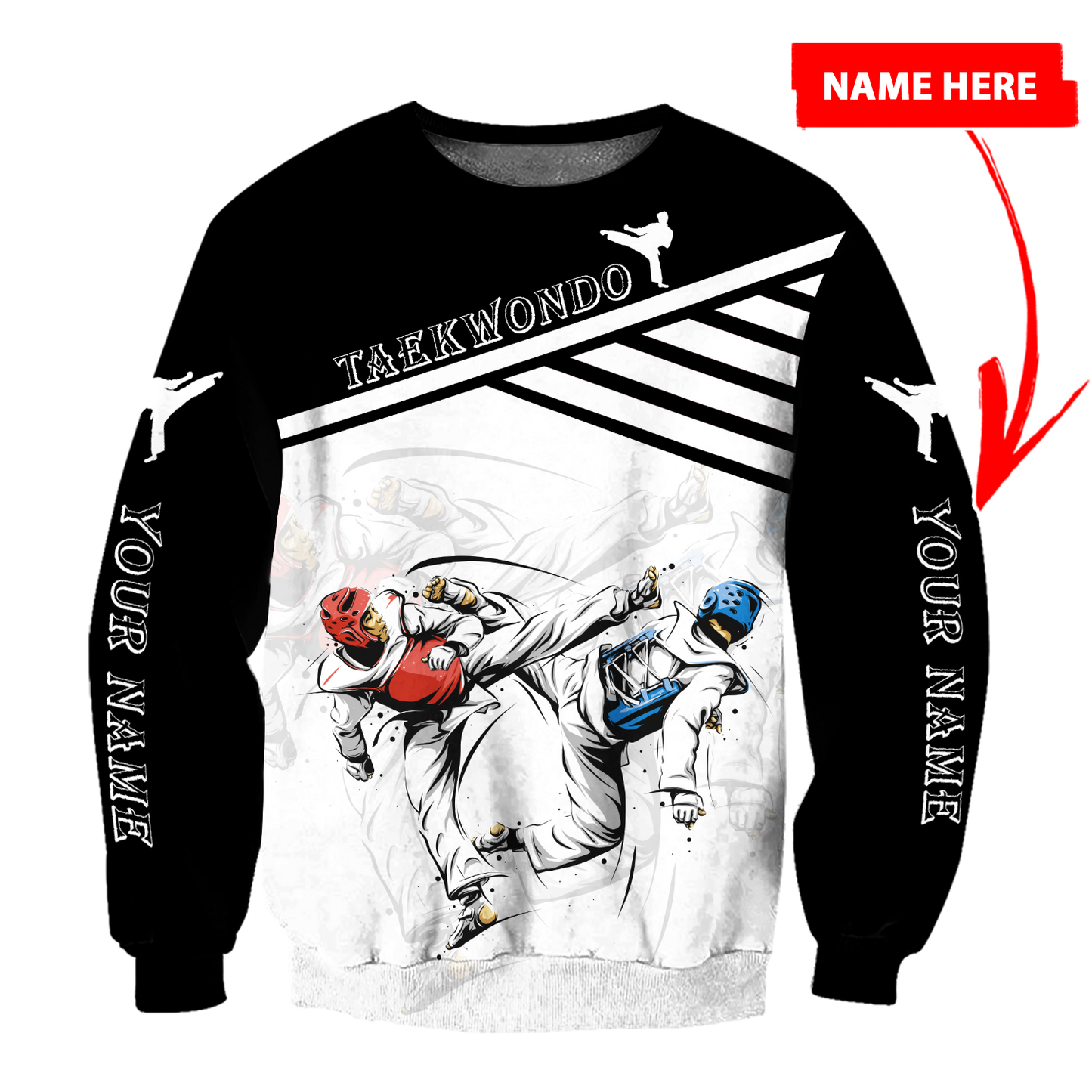 Personalized Taekwondo 3D All Over Printed Shirts