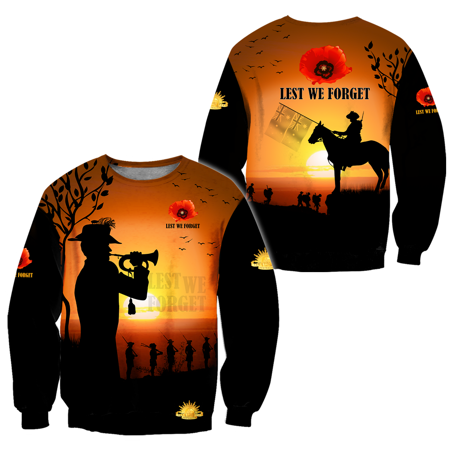 Premium Anzac Day 3D Printed Unisex Shirts TN