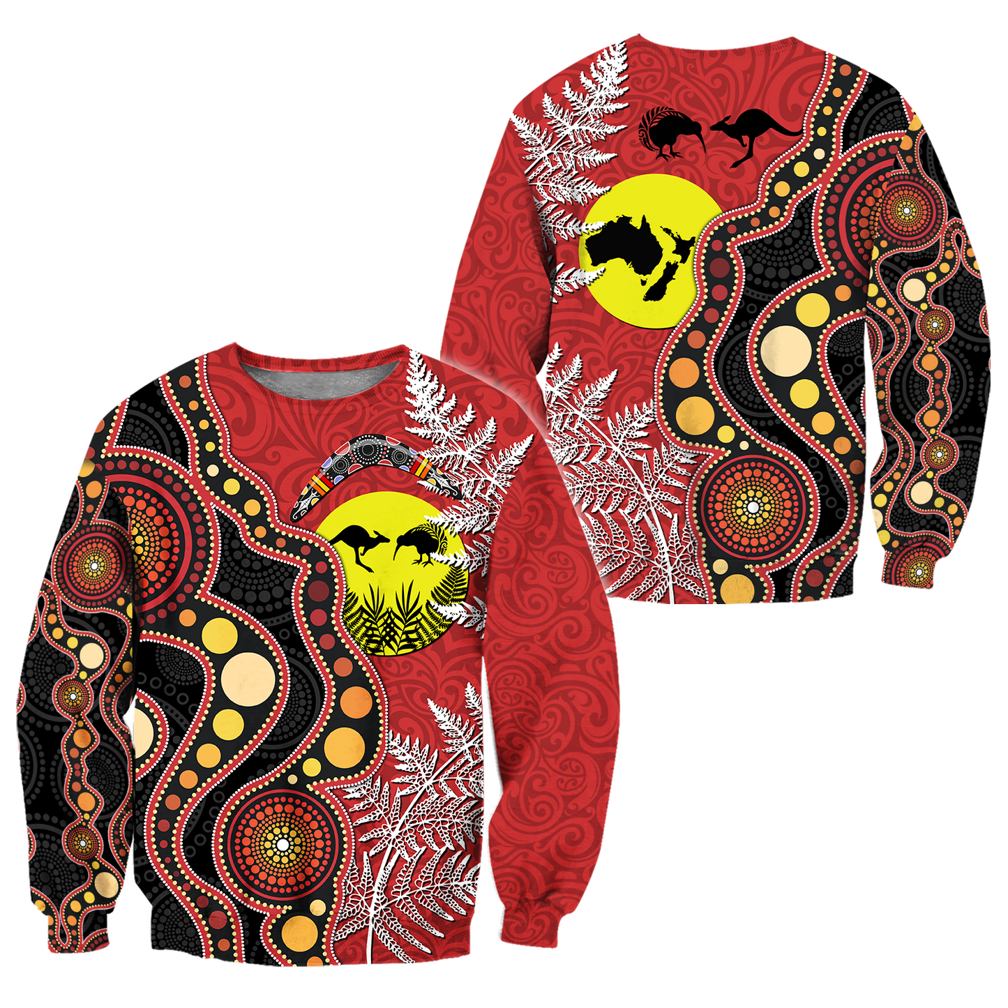New Zealand Maori And Australia Aboriginal We Are Family 3D Printed Unisex Shirts TN