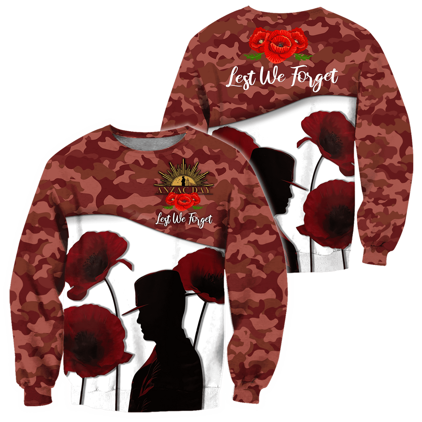 Premium Anzac Day Lest We Forget 3D Printed Unisex Shirts TN HHT06042104