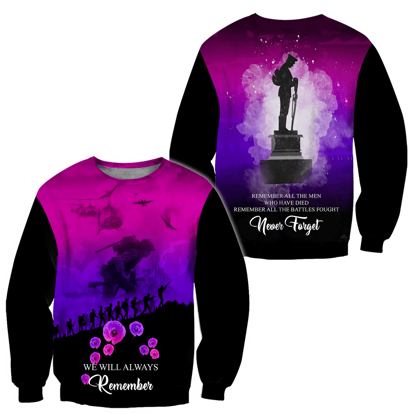 Premium Anzac Day We Will Always Remember 3D Printed Unisex Shirts TN HHT06042105
