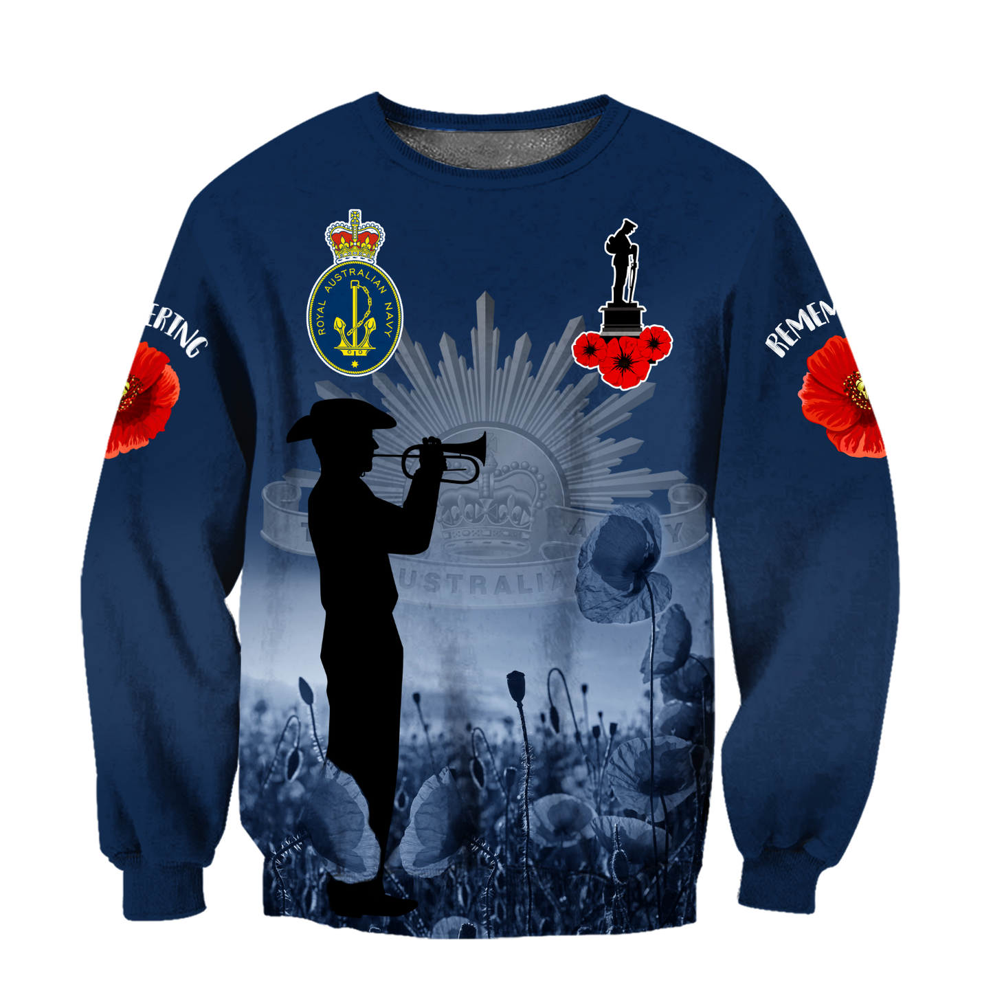 Premium Anzac Day Royal Australian Navy 3D Printed Unisex Shirts TN