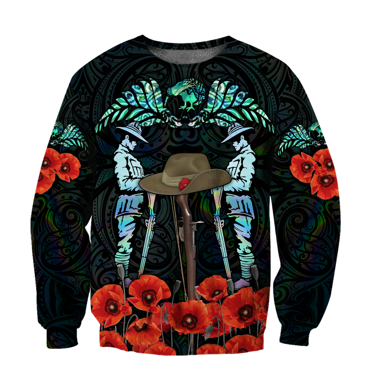 Premium Anzac Day Fern 3D Printed Unisex Shirts TN