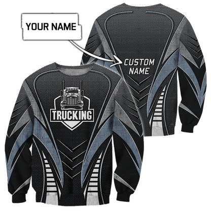 Personalized Premium Trucker Metal 3D Printed Unisex Shirts TN
