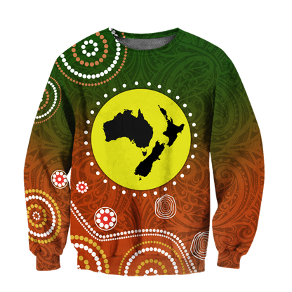 Premium New Zealand Maori And Australia Aboriginal 3D Printed Unisex Shirts TN TNA05042108