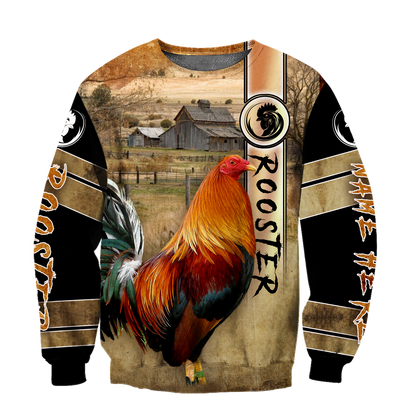 Personalized Rooster 3D Printed Unisex Shirts TNA22042108