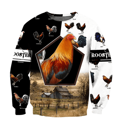 Rooster Breeds 3D Printed Unisex Shirts DD23042105