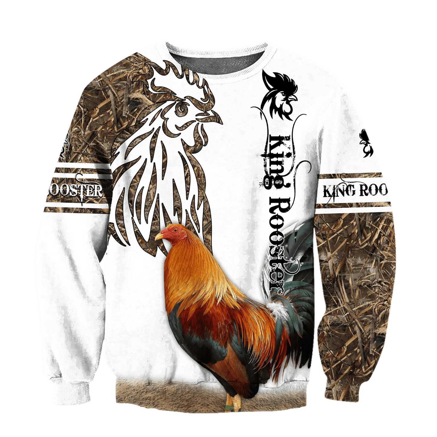 King Rooster Tattoo 3D Printed Unisex Shirts HHT23042105