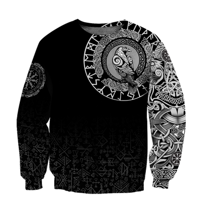 Premium Viking Raven 3D Printed Unisex Shirts TNA23042102