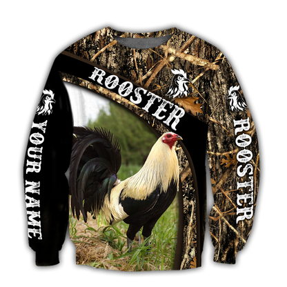 Personalized Rooster 3D Printed Unisex Shirts NTN24042104