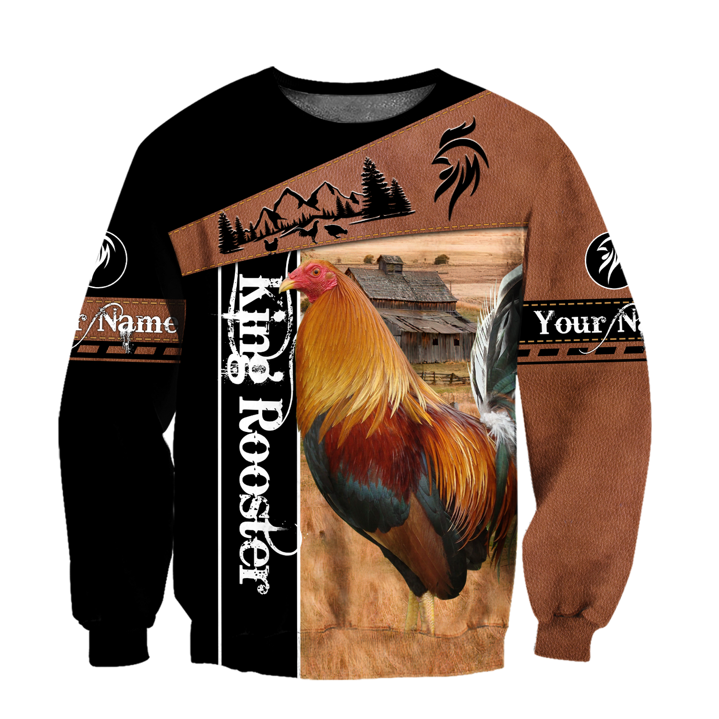 Personalized King Rooster 3D Printed Unisex Shirts SN27042103