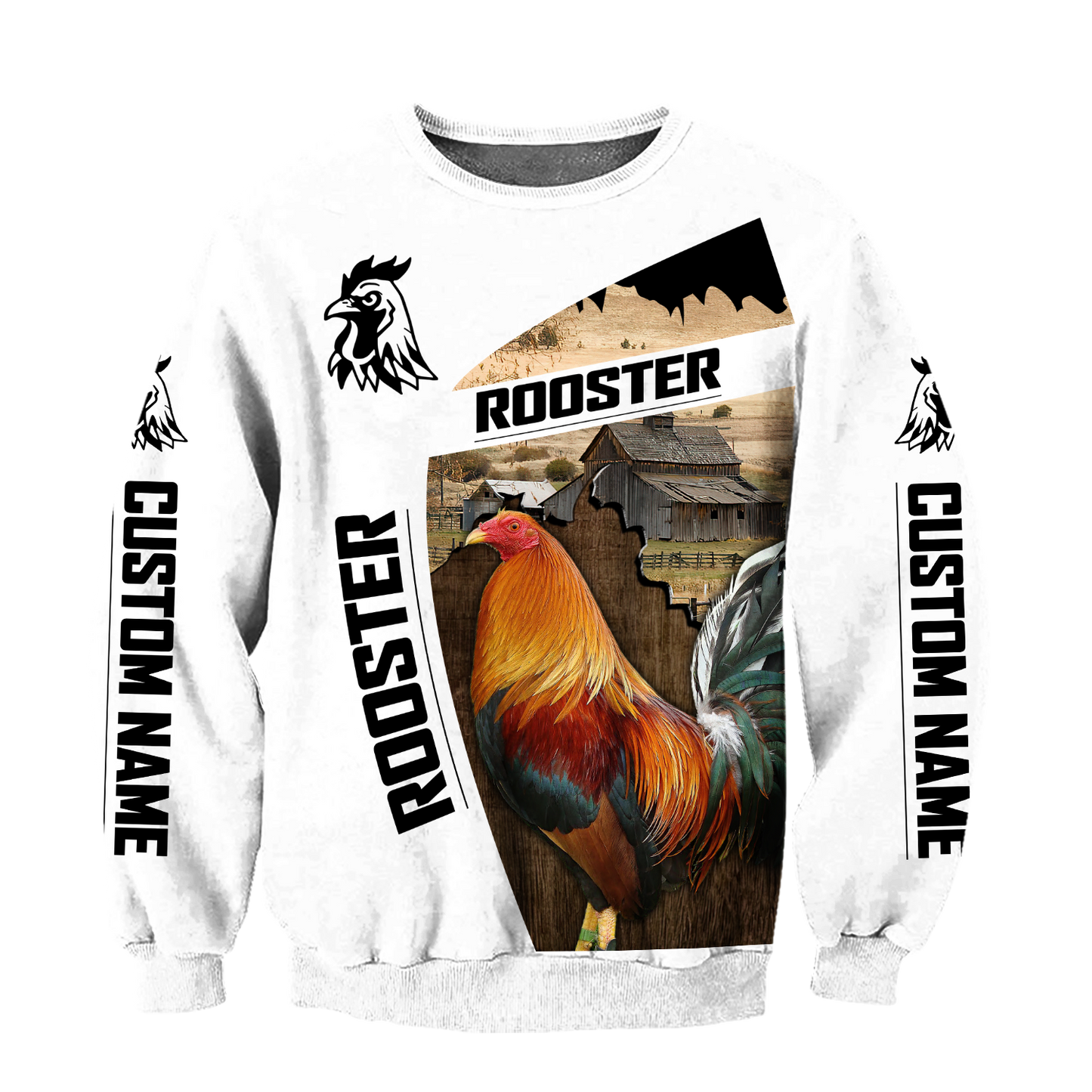 Personalized Rooster 3D Printed Unisex Shirts MH28042101.S1