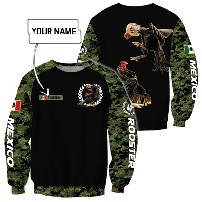 Personalized Mexican Rooster 3D Printed Unisex Shirts HHT10052102