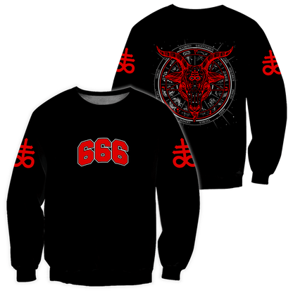 Satanic 3D Printed Shirts DD15052105.S