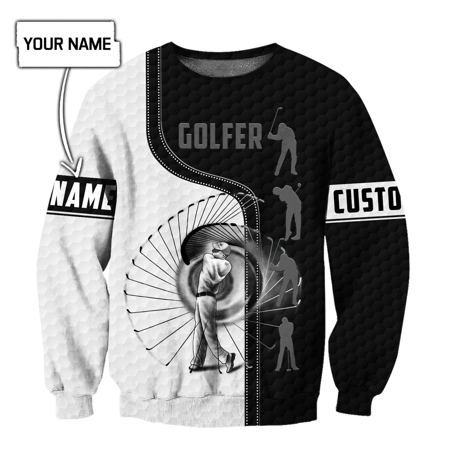 Custom Name XT Golf Lover 3D Printed Shirts DD15052108VH