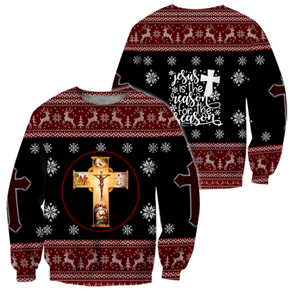 Jesus Christmas  3D All Over Printed Shirts For Men and Women