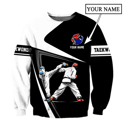Customize Name Taekwondo Hoodie For Men And Women DD18032104
