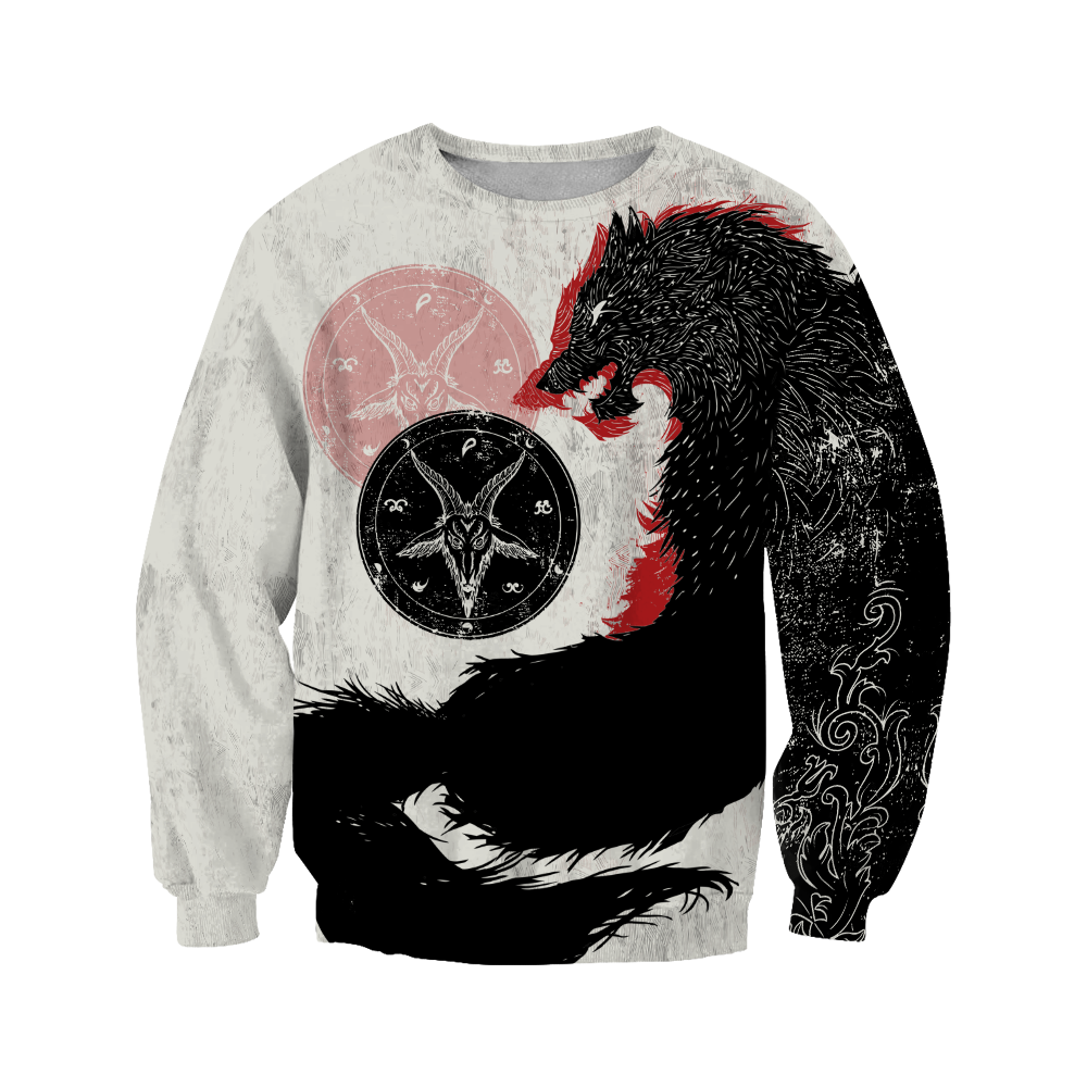 Satanic Wolf Hoodie For Men And Women JJ05022102