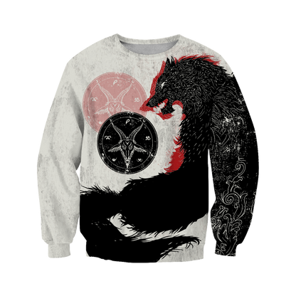 Satanic Wolf Hoodie For Men And Women JJ05022102