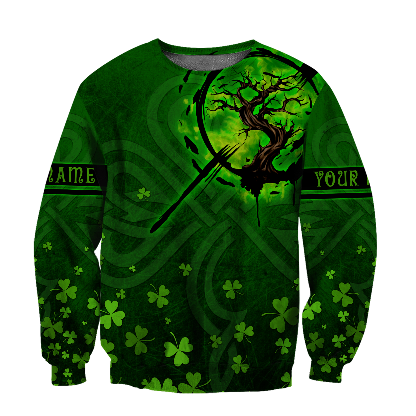 Premium Unisex Hoodie Irish St.Patrick Tree Of Life ML