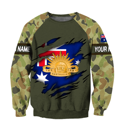 Personalized Australian Army Just The Tip I Promise 3D Printed Unisex Shirts TN