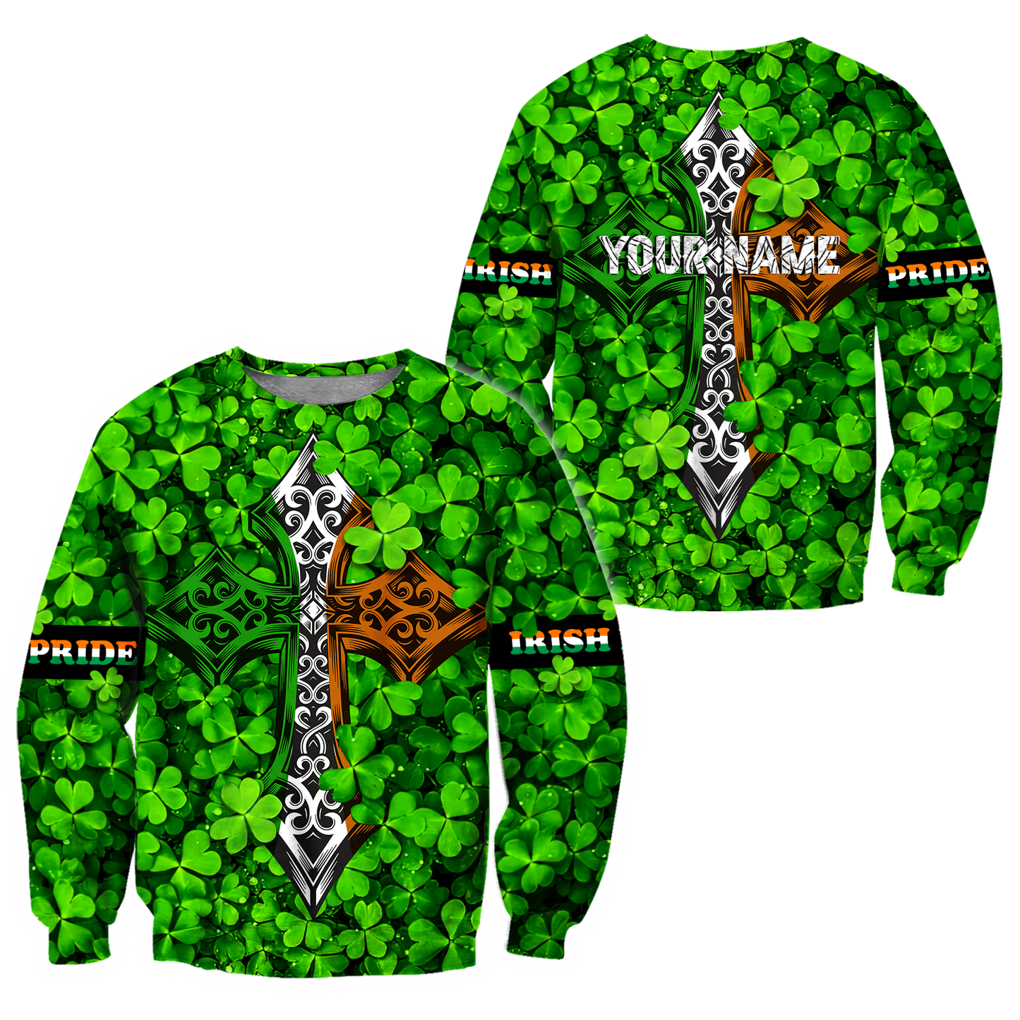 3D All Over Printed  Irish   St Patrick Day Unisex Shirts SN07022101 Custom Name XT