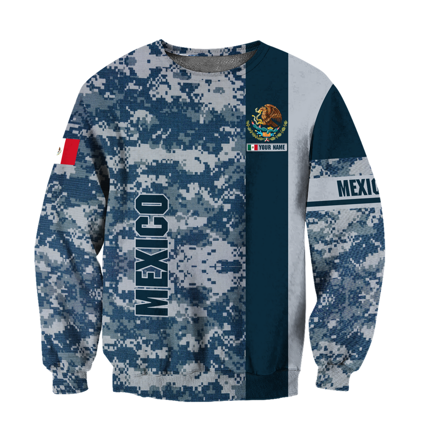 Personalized Mexico 3D All Over Printed Unisex Shirts