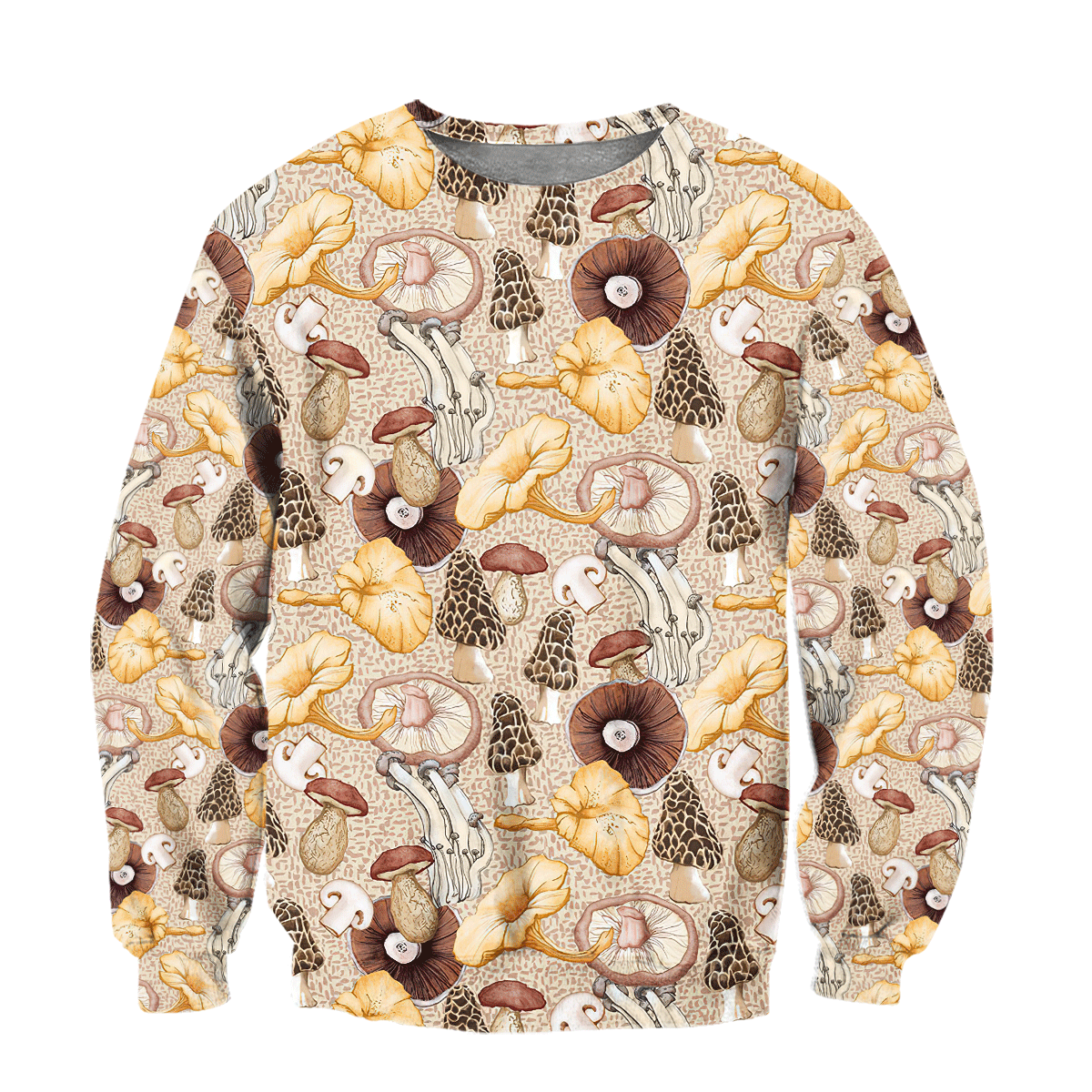 Edible mushroom Pattern 3d print shirts