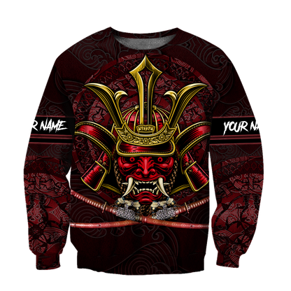 Premium 3D Printed Personalized Unisex Samurai Shirts MEI
