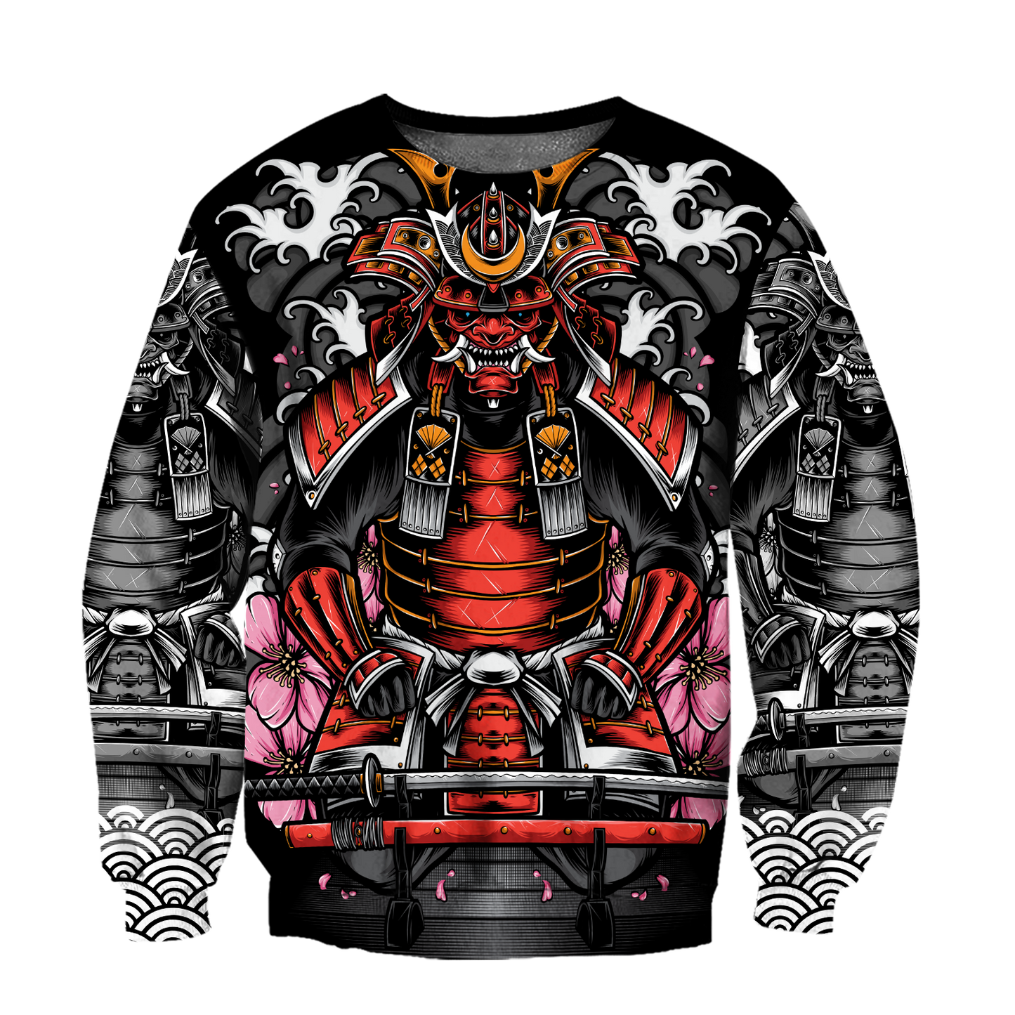Premium 3D Printed Unisex Samurai Shirts MEI