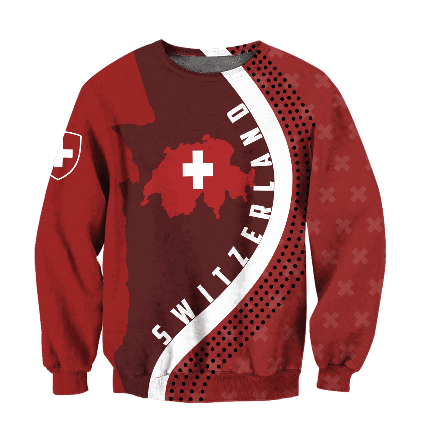 Switzerland 3D All Over Printed Unisex Shirts