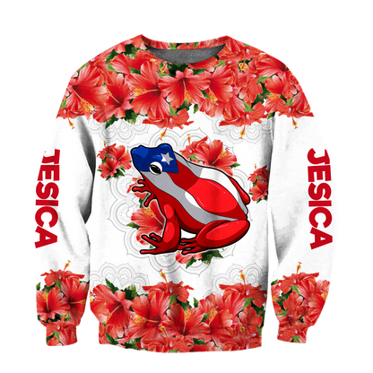 Customize Name Puerto Rico Hoodie For Men And Women MH18032102