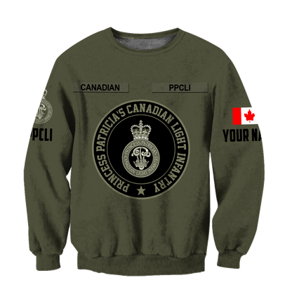 Custom Name XT Canadian Veteran PPCLI 3D Printed Clothes DA07042105